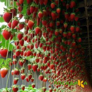 Клубника ампельная Анастасия купить по цене от 370р. в интернет-магазине «Посадика» с доставкой почтой в в Снегирие и по всей России – [изображение №1].